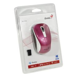 GENIUS / Wireless mouse NX-7010, 2 buttons + 1 wheel-button, optical, purple