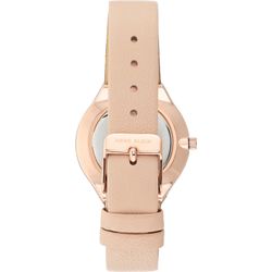 Anne Klein / relógio de couro 3814RGBH