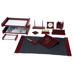 The table set BESTAR "Platon" of wood, 11 pieces, color "red"