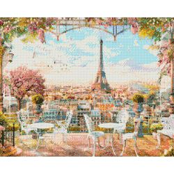 Опт-картина / Diamond mosaic, 40x50, square rhinestones Paris