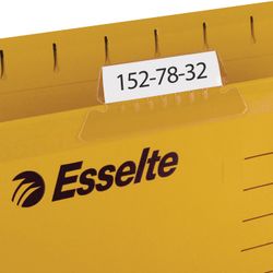 Hanging folder A4/Foolscap (400х240 mm), 300 sheets, SET of 25 PCs., yellow, cardboard ESSELTE "PlusFoolscap"