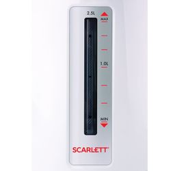 Scarlett SC-ET10D12 thermopot, 2.5 litres, 650 w, 1 temperature, hand pump, plastic, white