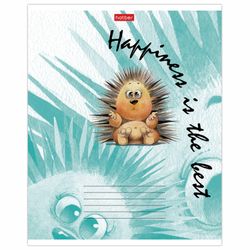 HATBER / Defter 12 sh. dirsek, dar çizgi, karton kapak, "Cuties" / 20 adet.
