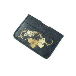 Chủ thẻ "Bướm vàng" màu đen