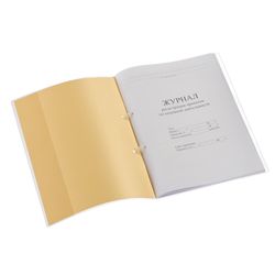 Basic order registration log, 32 sheets, stitching, plobma, PVC cover