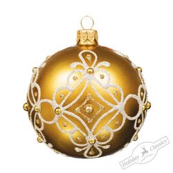 Holiday Classics / Gold ball, 8 cm, 6 pieces