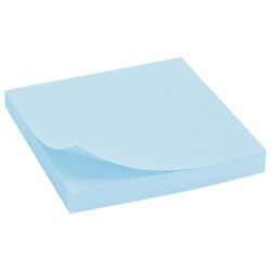 BRAUBERG / Self-adhesive block (stickers) PASTEL, 76x76 mm, 100 sheets, blue