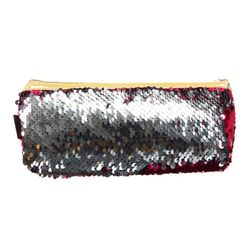 Сималенд / Pencil case for school with a zipper "Sequins"