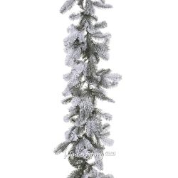 Kaemingk / Ghirlanda di conifere Grandis innevato 270*20 cm, CAST 100%