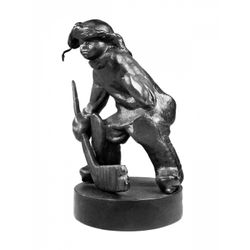 КАС.З. / KAS.Z. / Sculpture Young hockey player (goalkeeper)