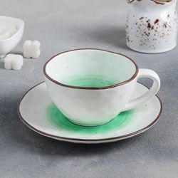 Доляна / Dolana / Tea pair "Io", cup 250 ml, saucer d = 16 cm