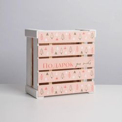 Дарите Счастье / Wooden box "Gift"