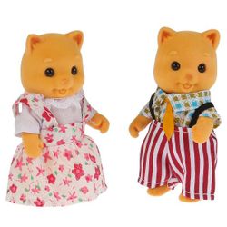 Играем вместе / Игровой набор "Лесная сказка. Семья кошек"