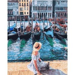 Опт-картина / Pittura con i numeri 40x50 Riposa nel porto