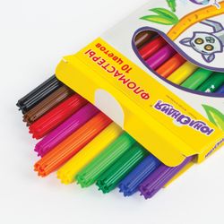 Pennarelli UNLANDIA 10 colori, "EXOTIC", cappuccio ventilato, cartoncino