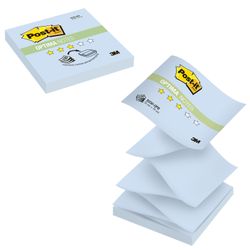 POST-IT / Self-adhesive block (sticker) ORIGINAL "Winter" (Z-block), 76x76 mm, 100 sheets, blue pastel