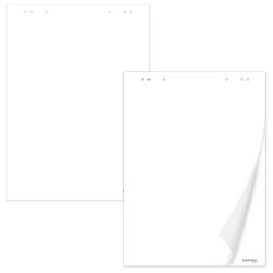 ОФИСМАГ / Flipchart notebooks 20 sheets, clean, 67.5x98 cm, 80 g / m2, SET 5 pcs.