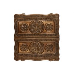 GamesDealer / Carved backgammon "Armenian pattern 12" 60, Haleyan