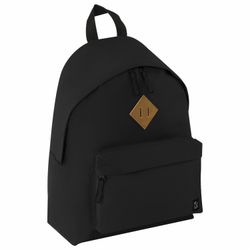 BRAUBERG बैकपैक, यूनिवर्सल, सिटी फॉर्मेट, वन टोन, ब्लैक, 20 लीटर, 41x32x14 सेमी