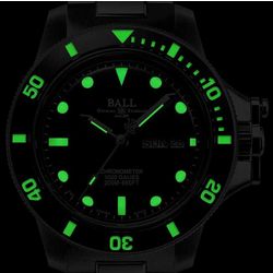 BALL / Schweizer mechanische Armbanduhr Ingenieur Kohlenwasserstoff DM2118B-S2CJ-BK