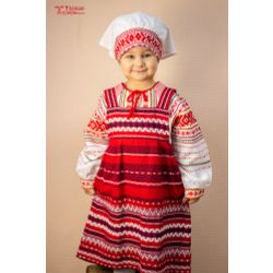 Тканые узоры / Dress children's "Summer colors"