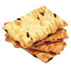 OZBI FAMILY / Lingering biscuits with raisins, apple and cinnamon, 1.8 kg, by weight, corrugated box
