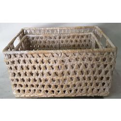 Wicker baskets, 3 pcs