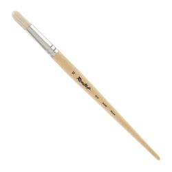 Art brush ROUBLOFF (Rublev) bristles, oval, No. 12, long handle