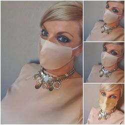 Кадомский Вениз / A set of Italian eco-cotton masks, 5 pieces
