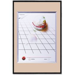 Frame business-class 40x60 cm, plastic, baguette 9 mm, black
