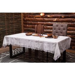 Тканые узоры / Tablecloth fabric "Marina", 220х135