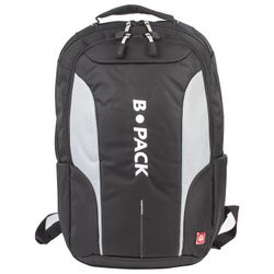 Sac à dos B-PACK "S-04" (BI-PAK) universel, avec un compartiment pour ordinateur portable, résistant à l'humidité, noir, 45x29x16 cm