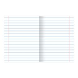 BRAUBERG / Notebook 12 y. "ECO", line, cover thick coated paper, GREEN PASTEL / 20 pcs.