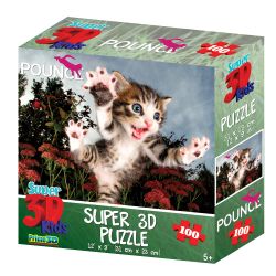 Prime 3D / Rompecabezas estéreo "Furry Hunter"