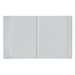 STAFF / Notebook bumvinyl A5, 96 l., staffa, offset n. 2 ECONOMY, gabbia, con campi, BLU / 20 pz.
