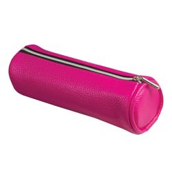 Pencil case-cosmetic bag BRAUBERG under textured skin, Exotic, pink, 20х6х6 cm