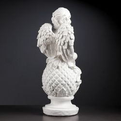 Хорошие сувениры / Figure "Angel on a ball with a bird" 27x24x58 cm