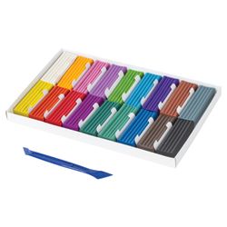 Clay classic BRAUBERG, 18 colors, 360 g, stack, top quality, cardboard packaging