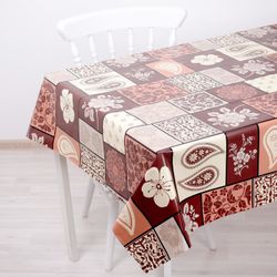 Доляна / Doliana / Oilcloth table on a non-woven base, width 137 cm, thickness 0.08 mm, roll 20 m