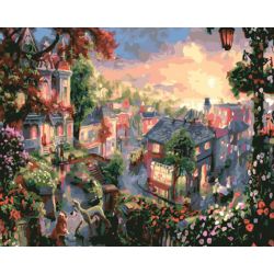 Опт-картина / Pintura por números 40x50 Cuento de hadas