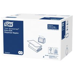 TORK / Dispenser için kağıt peçete (N4) "Xpressnap" bordo 21,3x16,5 cm, SET 5 paket 200 adet.