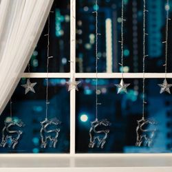 Luazon Lighting / Garland "Fringe" with attachments "Deer"