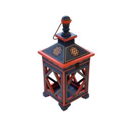 Шугозерская роспись / Shugozerskaya painting / Small decorative lantern "Flowers of the sun"