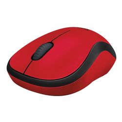 LOGITECH / Wireless mouse M220, 2 buttons + 1 wheel-button, optical, red-black