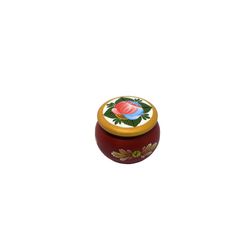 Волховская роспись / Caja roja en miniatura "Rosal de Volkhovsky No. 4"
