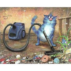 Опт-картина / Картина по номерам 40х50 Генеральная уборка