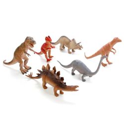 Играем вместе / Let's play together / Dinosaurs plastisol toys set