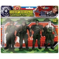 Играем вместе / Let's play together / Set of soldiers "Military"