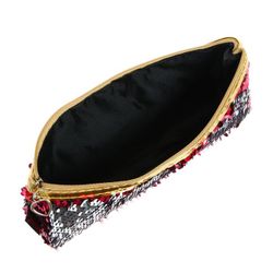 Сималенд / Pencil case for school with a zipper "Sequins"