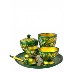 Золотая Хохлома / A set of dishes for children, 6 items